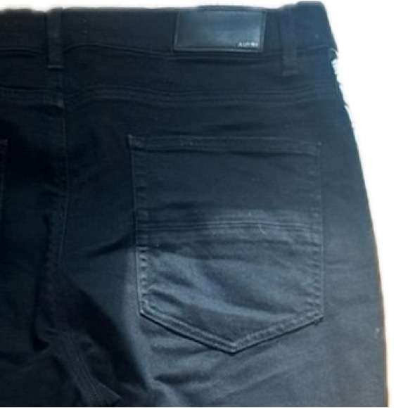 Amiri track stack black with white track stripes like new 38w thrasher denim - Picture 14 of 16